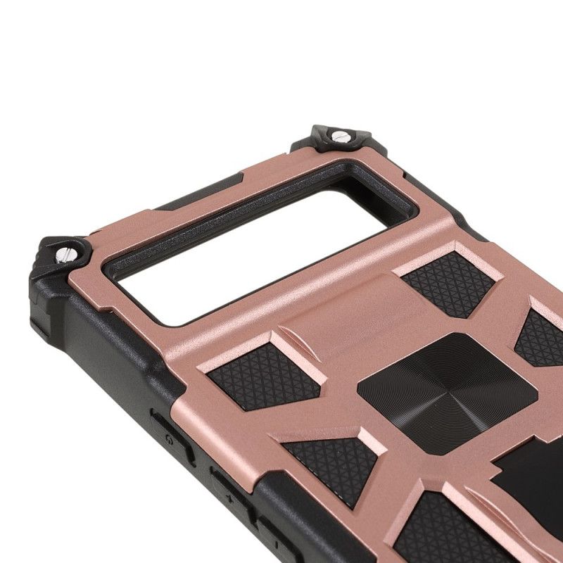 Skal Google Pixel 6 Telefonfodral Bicolor Avtagbart Stöd