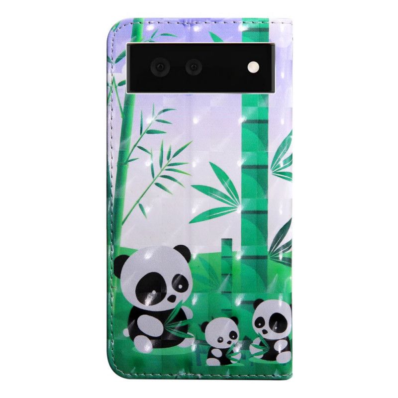 Skyddsfodral Google Pixel 6 Panda Family