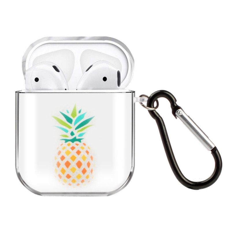 Skal AirPods Gul Transparent Silikonfruktserie