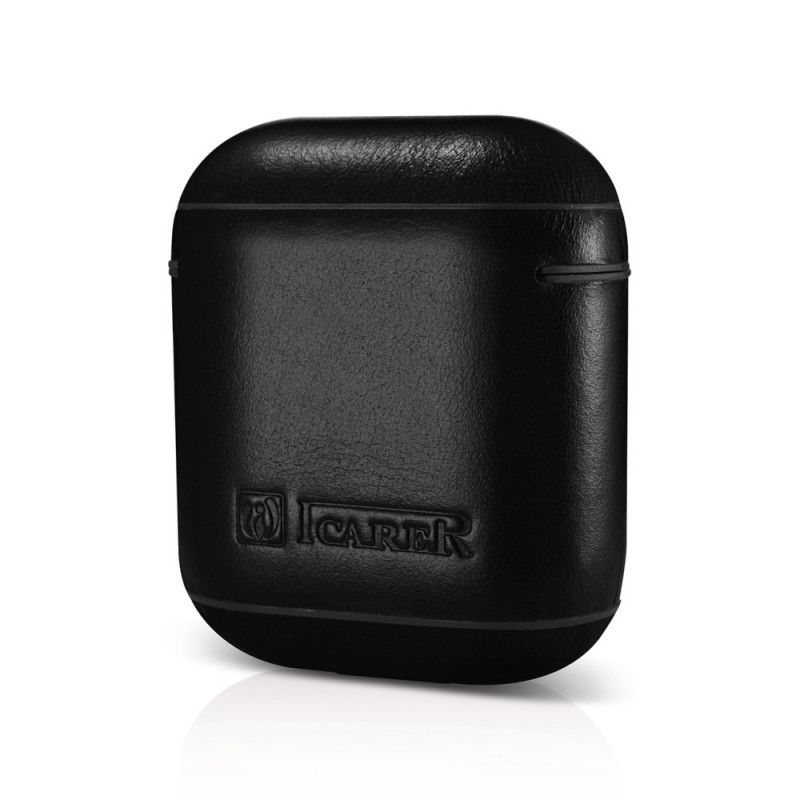 Skal AirPods Svart Äkta Icarer Läder