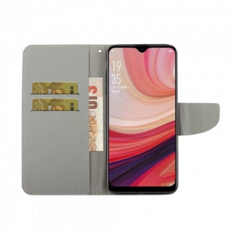 Fodral Oppo A15 Komplett Med Rem