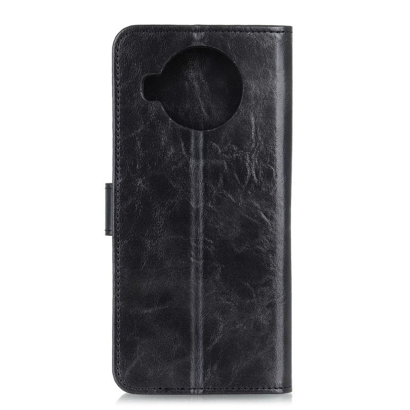 Läderfodral Xiaomi Mi 10T Lite 5G / Redmi Note 9 Pro 5G Svart Vintage Tricolor Effekt