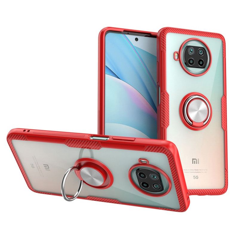 Skal för Xiaomi Mi 10T Lite 5G / Redmi Note 9 Pro 5G Svart Ring Och Kol