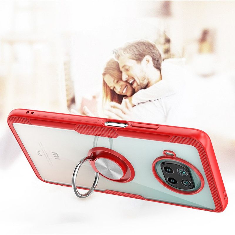 Skal för Xiaomi Mi 10T Lite 5G / Redmi Note 9 Pro 5G Svart Ring Och Kol
