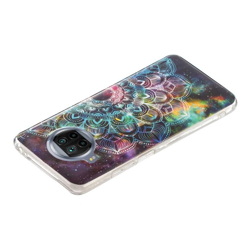Skal Xiaomi Mi 10T Lite 5G / Redmi Note 9 Pro 5G Grå Fluorescerande Blommor
