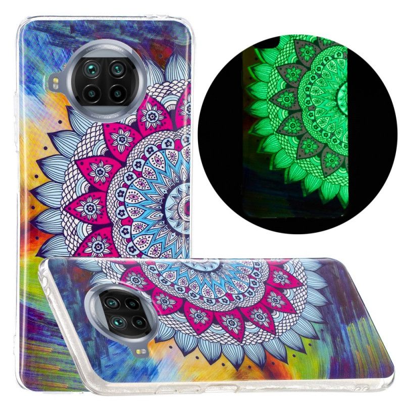 Skal Xiaomi Mi 10T Lite 5G / Redmi Note 9 Pro 5G Mobilskal Fluorescerande Mandala