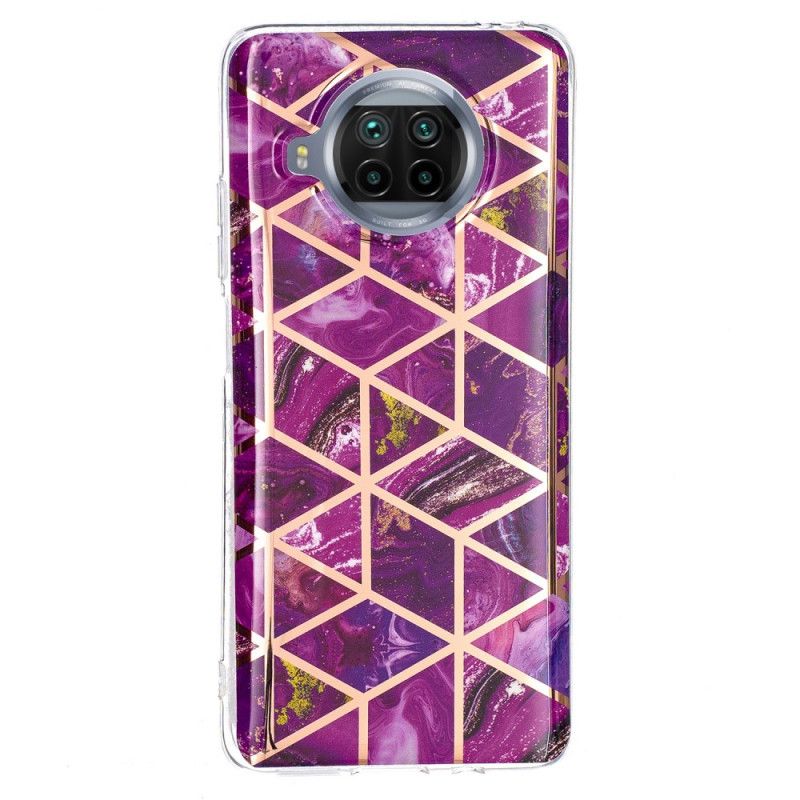 Skal Xiaomi Mi 10T Lite 5G / Redmi Note 9 Pro 5G Svart Mobilskal Geometrisk Marmor