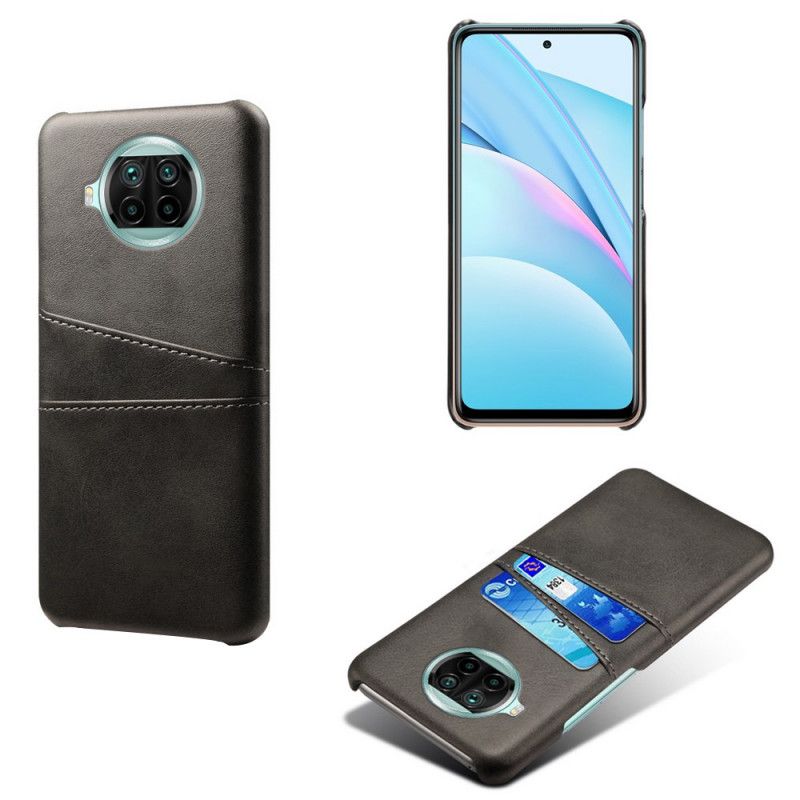 Skal Xiaomi Mi 10T Lite 5G / Redmi Note 9 Pro 5G Svart Mobilskal Ksq-Korthållare