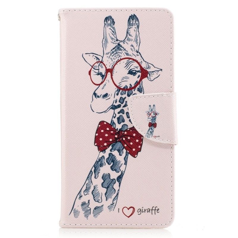 Skyddsfodral Sony Xperia XA1 Nördgiraff