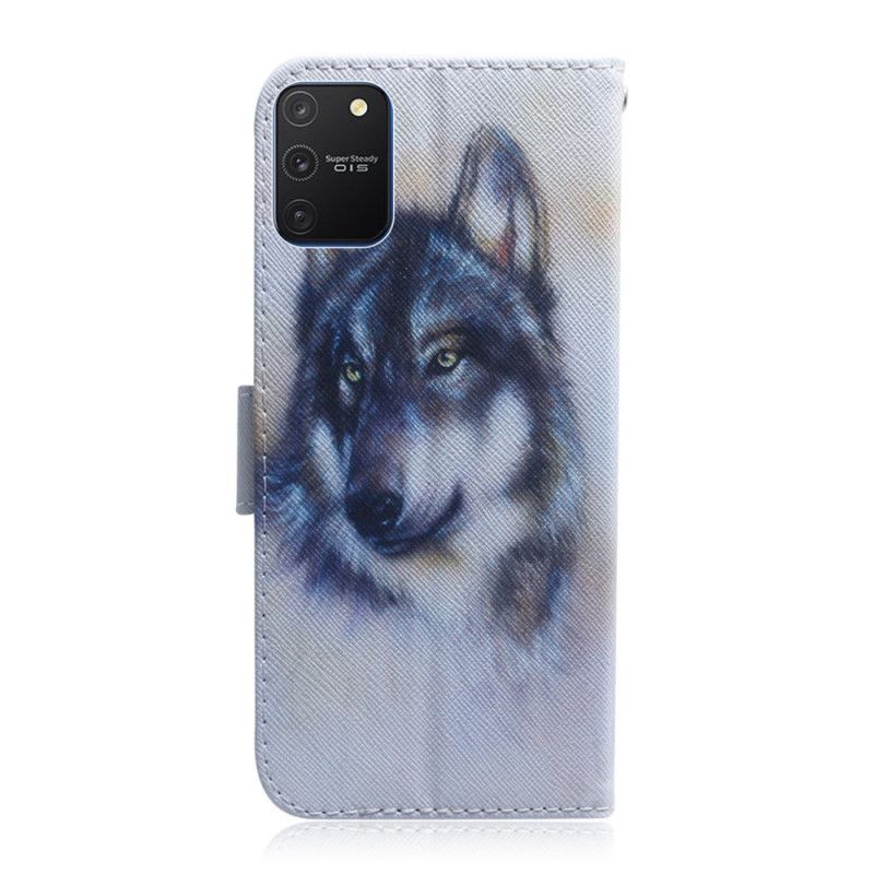 Läderfodral Samsung Galaxy S10 Lite Mobilskal Hundblick