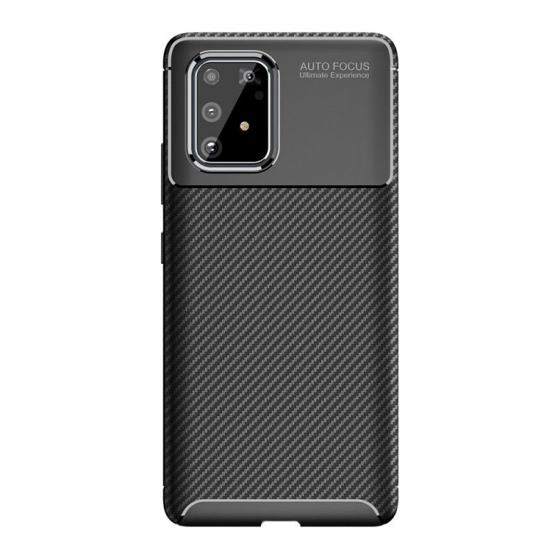 Skal Samsung Galaxy S10 Lite Svart Flexibel Kolfiberstruktur