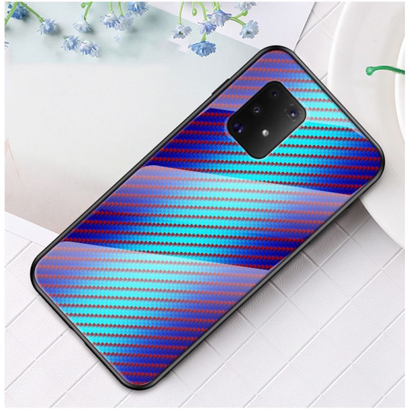 Skal Samsung Galaxy S10 Lite Svart Kolfiberhärdat Glas
