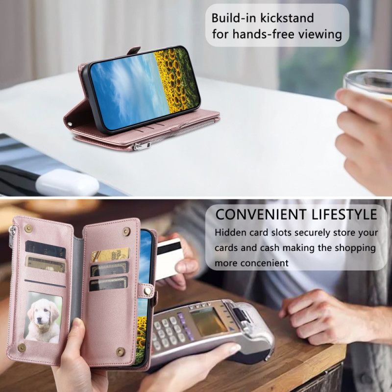 Fodral För Xiaomi Redmi Note 14 Pro Plus 5g Plånbok Och Rem