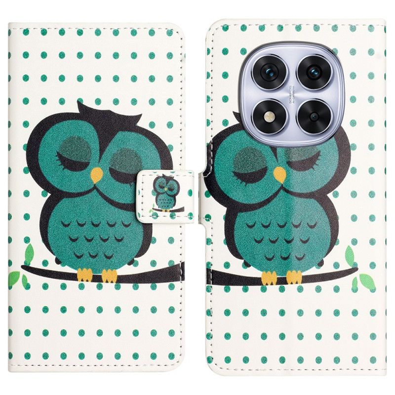 Fodral För Xiaomi Redmi Note 14 Pro Plus 5g Sovande Uggla