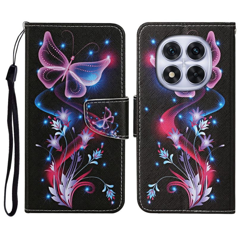Fodral Xiaomi Redmi Note 14 Pro Plus 5g Glödande Fjärilar