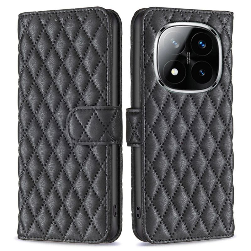 Fodral Xiaomi Redmi Note 14 Pro Plus 5g Klassisk Quiltad