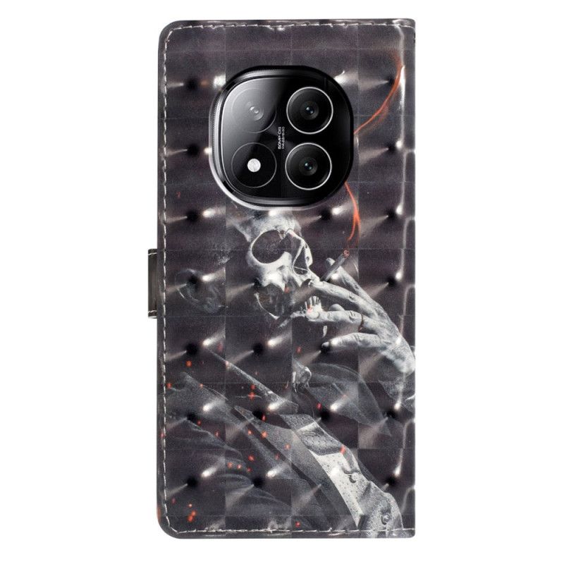 Fodral Xiaomi Redmi Note 14 Pro Plus 5g Rökskelett 3d