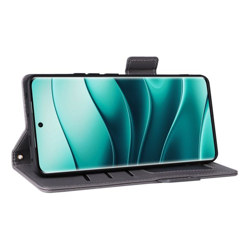 Fodral Xiaomi Redmi Note 14 Pro Plus 5g Texturerad Yta Med Rem