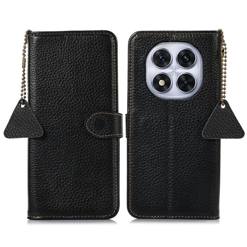 Läderfodral Xiaomi Redmi Note 14 Pro Plus 5g Telefonfodral Äkta Läder Rfid-blockering