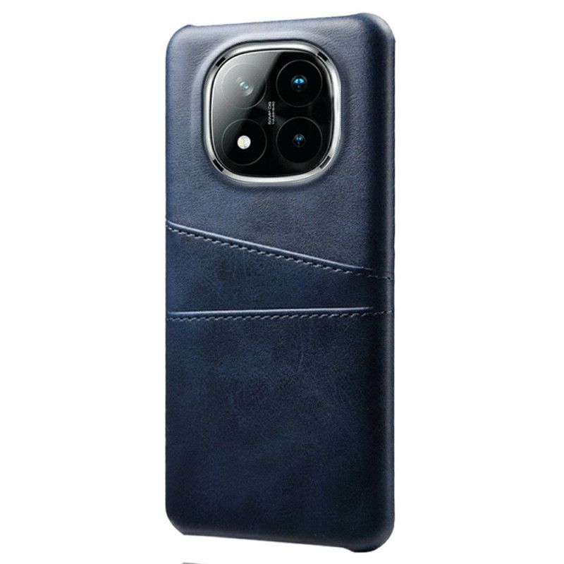 Skal För Xiaomi Redmi Note 14 Pro Plus 5g Korthållare I Lädereffekt