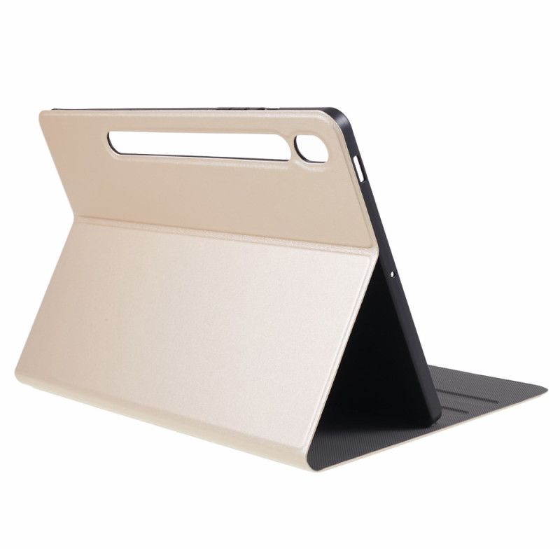 Case Samsung Galaxy Tab S10 Fe Plus Telefonfodral Lädereffekt