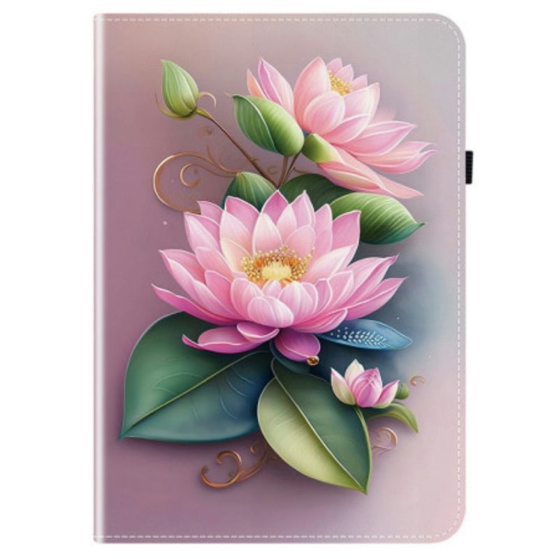 Case Samsung Galaxy Tab S10 Fe Plus Telefonfodral Lotusblomma