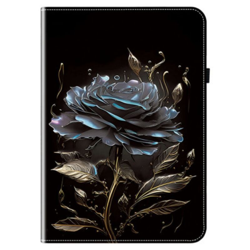 Fodral Samsung Galaxy Tab S10 Fe Plus Elegant Svart Rosskydd