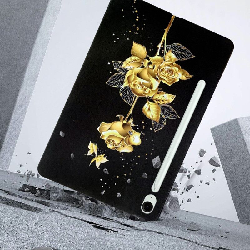 Skal Samsung Galaxy Tab S10 Fe Plus Telefonfodral Guldrosor