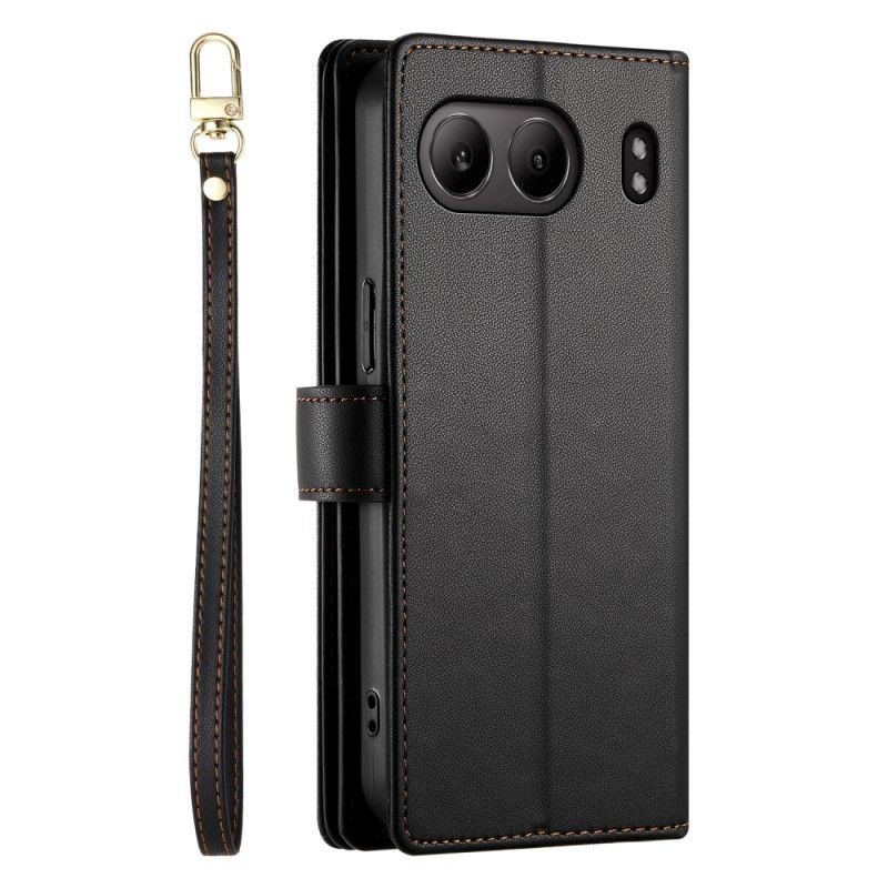 Fodral Oneplus Nord 4 Plånbok Med Rem Och Axelrem