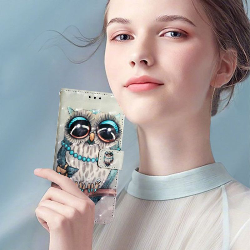 Läderfodral Oneplus Nord 4 Telefonfodral Grå Uggla