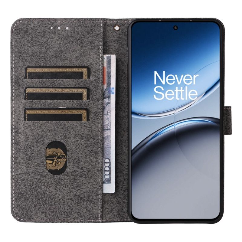 Läderskal Fodral Oneplus Nord 4 Lädereffekt Rfid-blockering