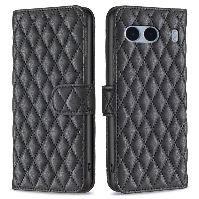 Läderskal Fodral Oneplus Nord 4 Quiltad Binfen Color