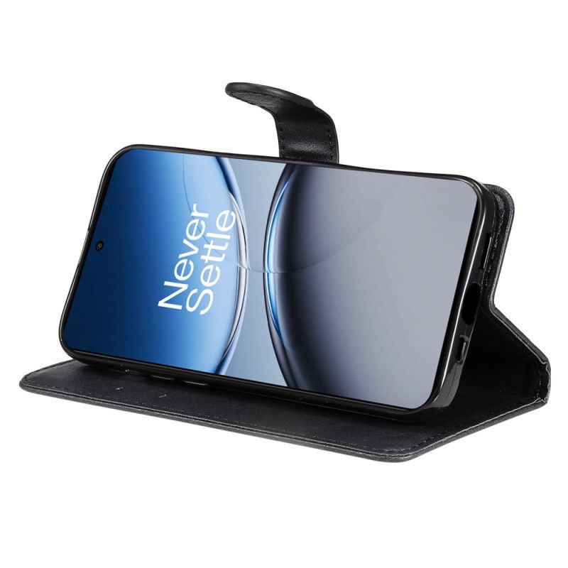 Skyddsfodral Oneplus Nord 4 Enfärgad Lädereffekt