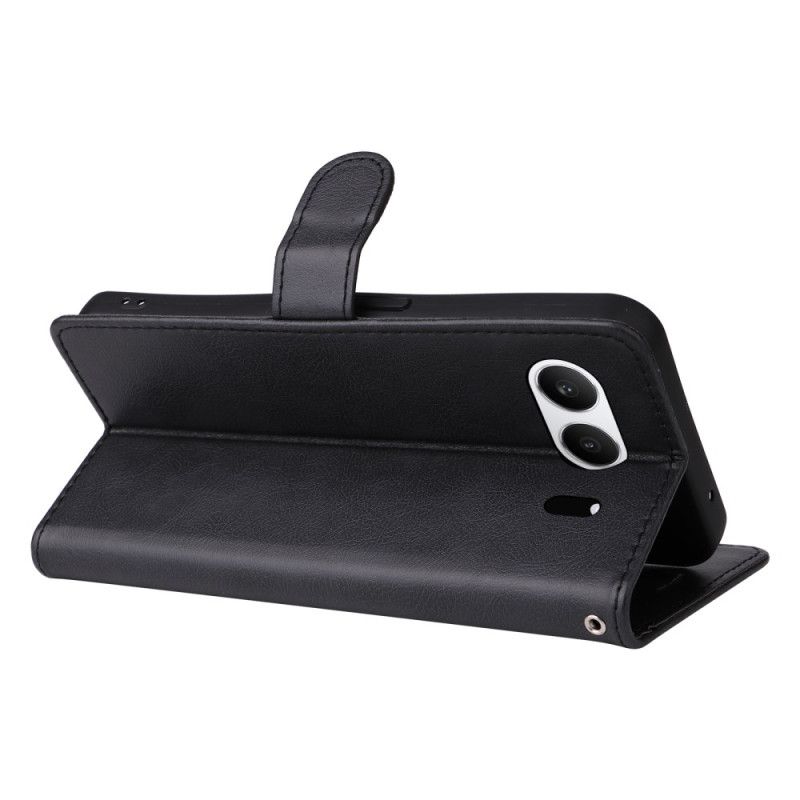 Skyddsfodral Oneplus Nord 4 Enfärgad Lädereffekt