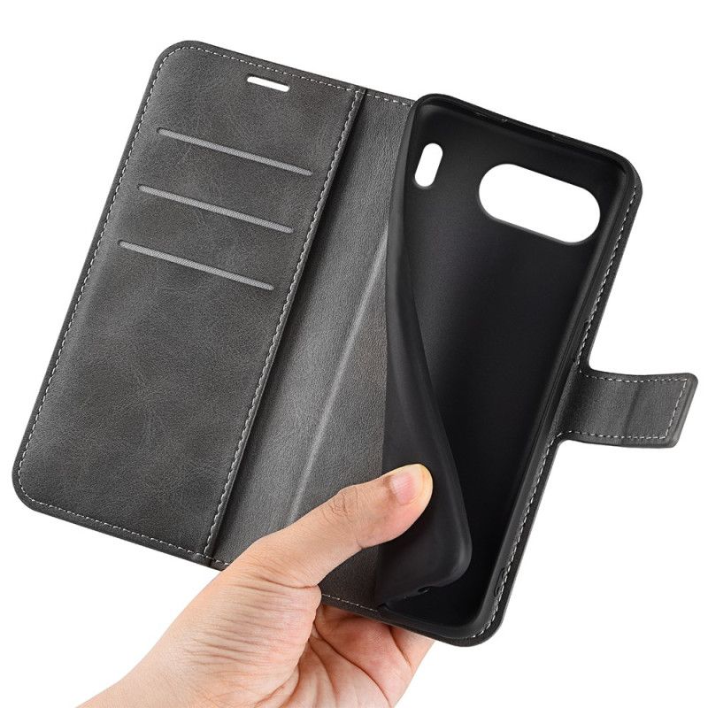 Skyddsfodral Oneplus Nord 4 Läderstil