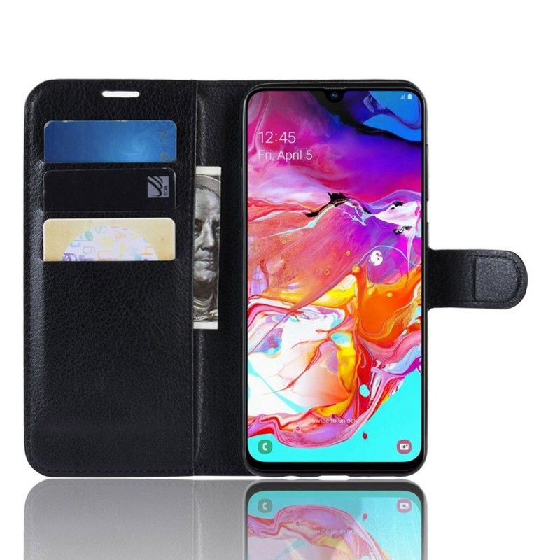 Fodral Samsung Galaxy A70 Svart Klassisk