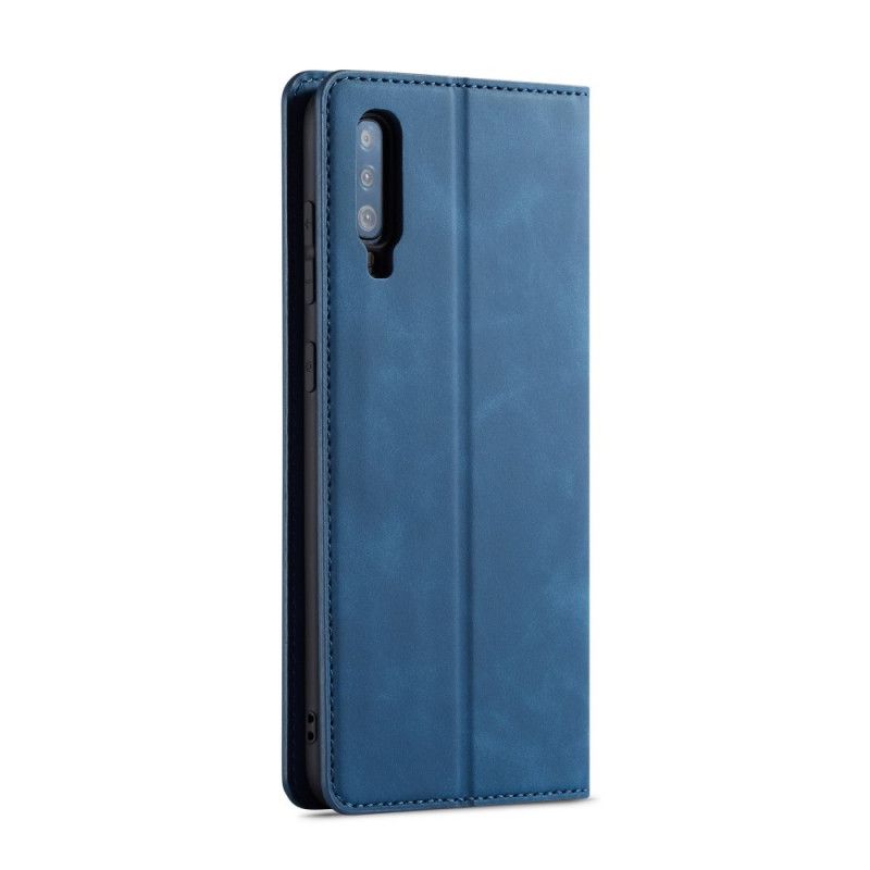 Folio-fodral Samsung Galaxy A70 Svart Forwenw Lädereffekt