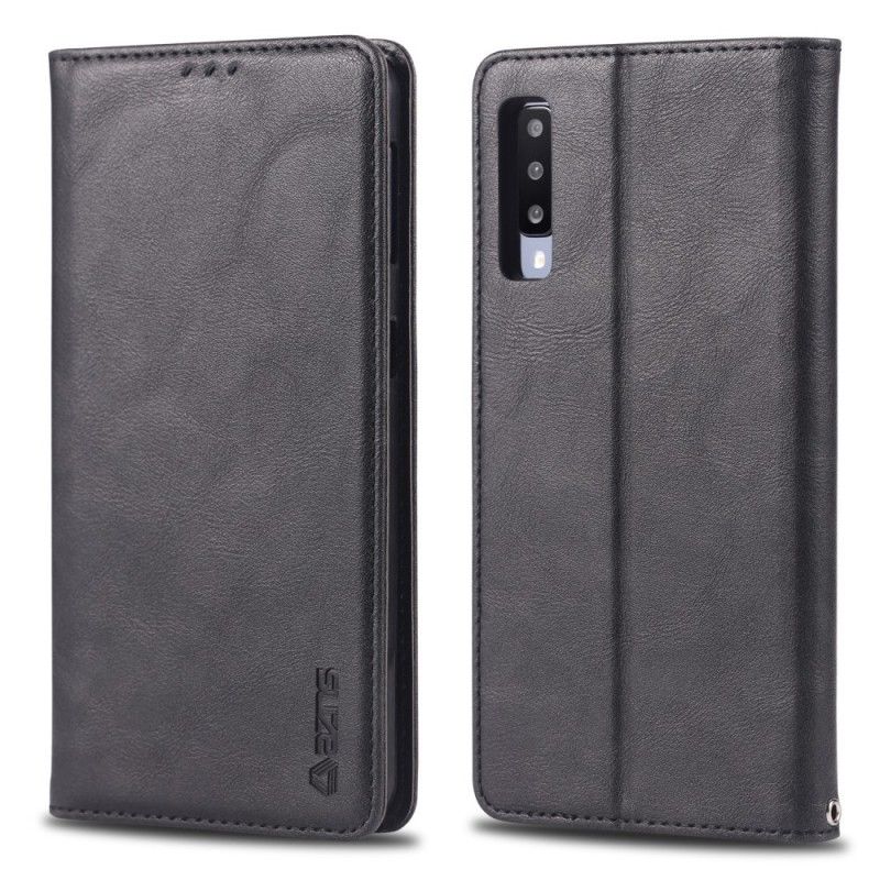 Folio-fodral Samsung Galaxy A70 Svart Retro Azns