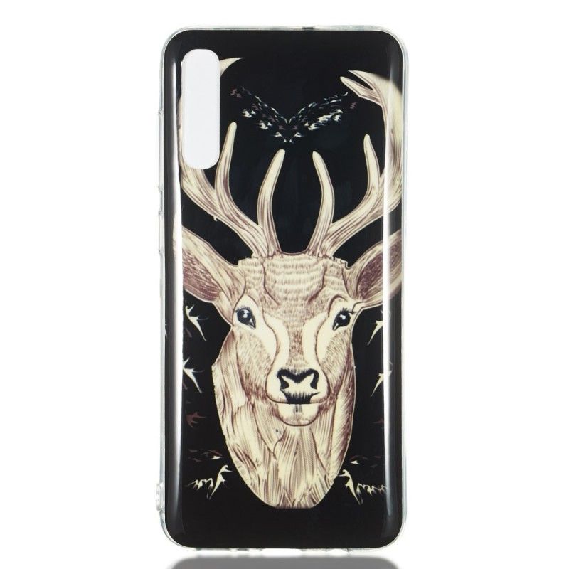 Skal Samsung Galaxy A70 Mobilskal Majestätiska Fluorescerande Rådjur