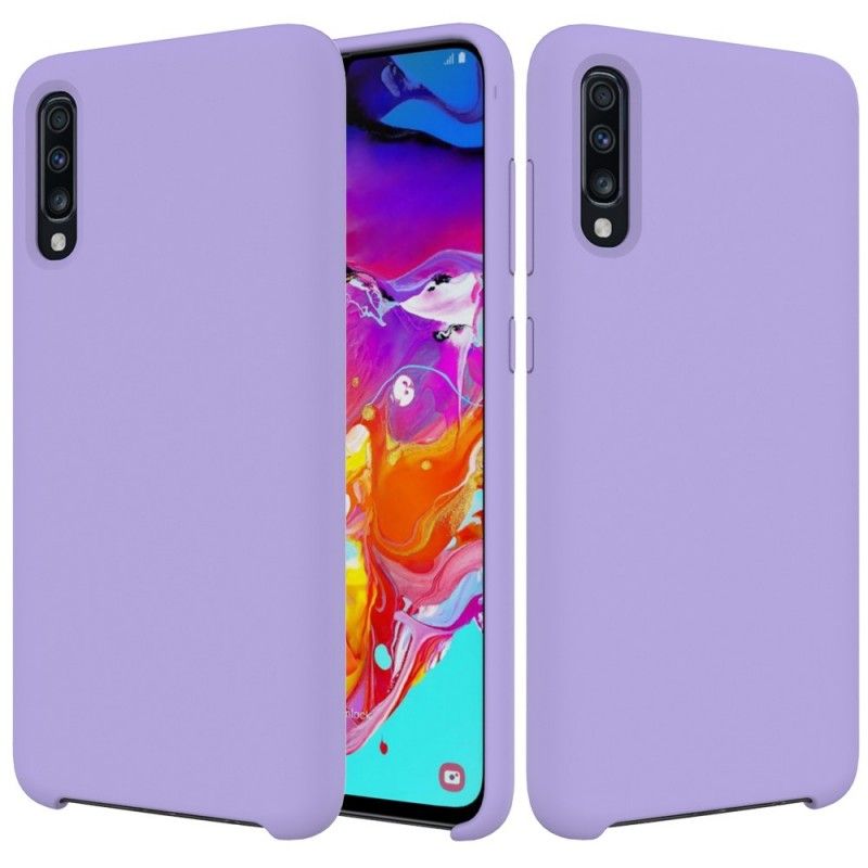 Skal Samsung Galaxy A70 Svart Silikonvätska