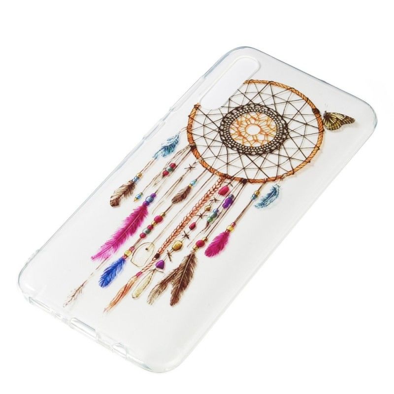 Skal Samsung Galaxy A70 Transparent Färgglad Drömfångare