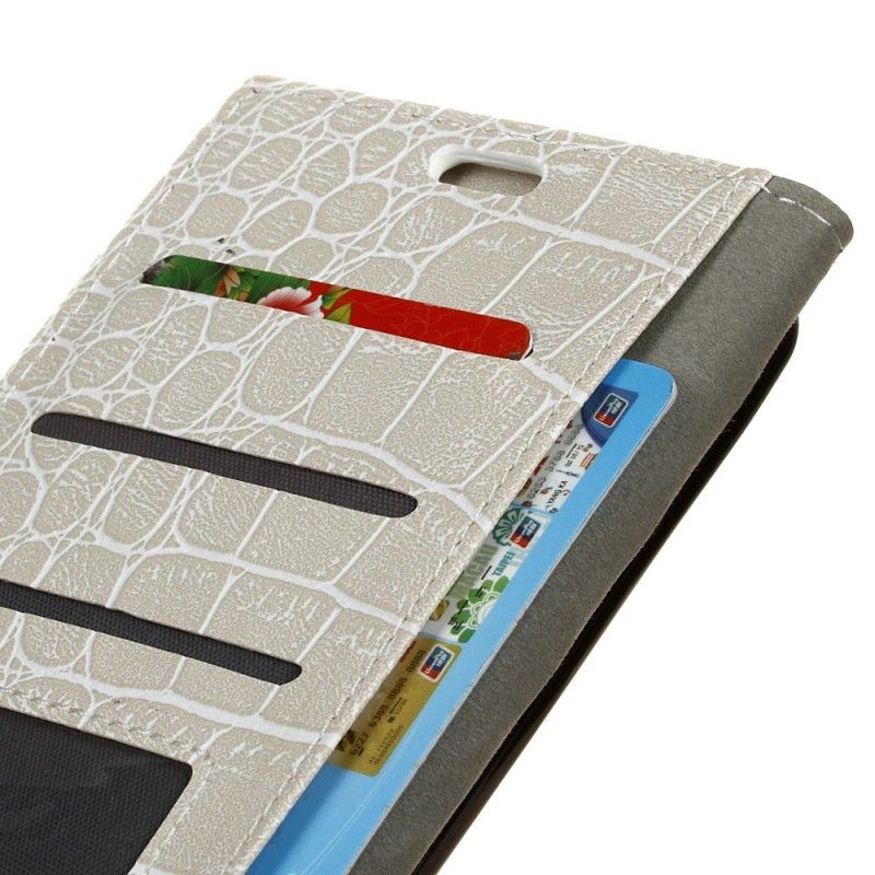 Läderfodral Sony Xperia 10 Plus Mobilskal Jag Älskar Krokodil