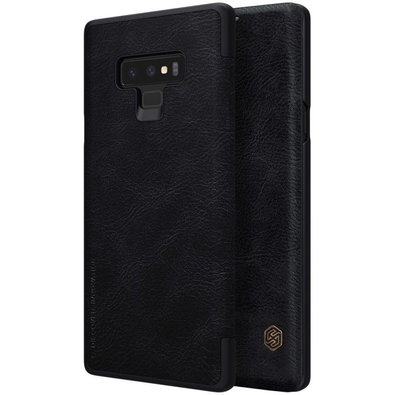Folio-fodral Samsung Galaxy Note 9 Svart Nillkin Qin-Serien