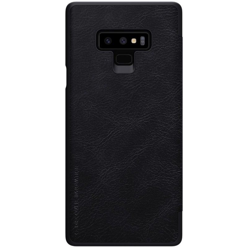 Folio-fodral Samsung Galaxy Note 9 Svart Nillkin Qin-Serien