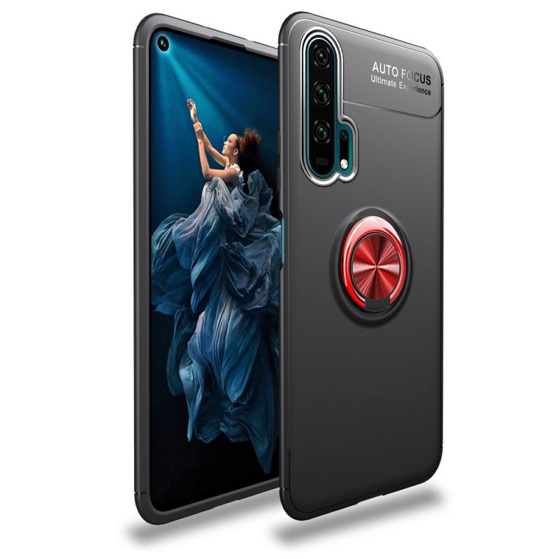 Skal för Huawei Nova 6 Svart Roterande Ring