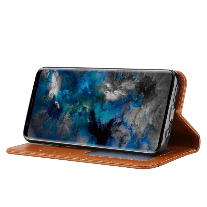Folio-fodral Samsung Galaxy S9 Svart Korthållare I Konstläder
