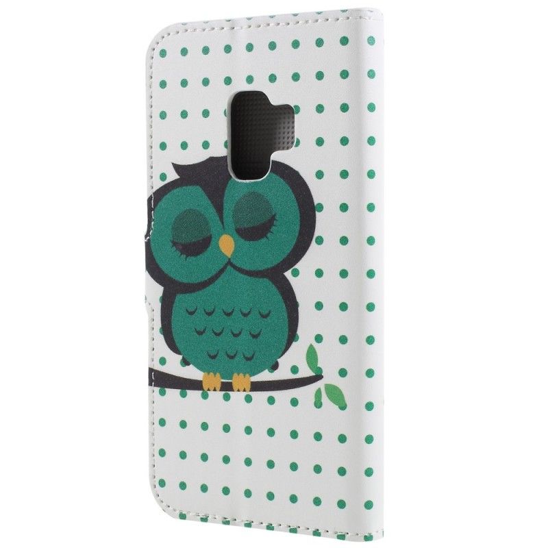 Läderfodral Samsung Galaxy S9 Mobilskal Sovugla