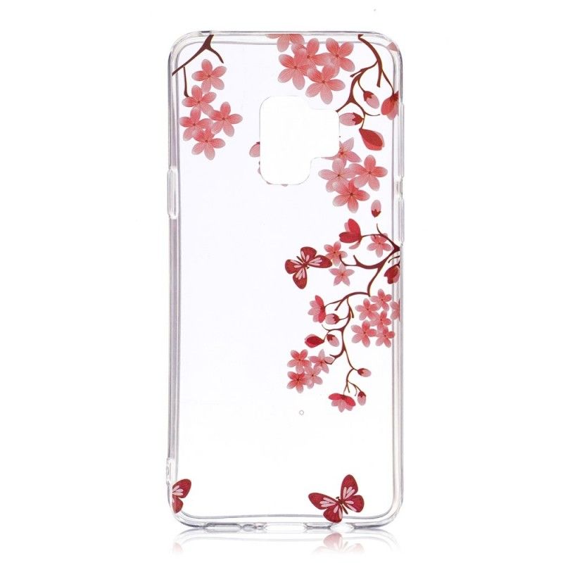 Skal Samsung Galaxy S9 Mobilskal Blommande Träd