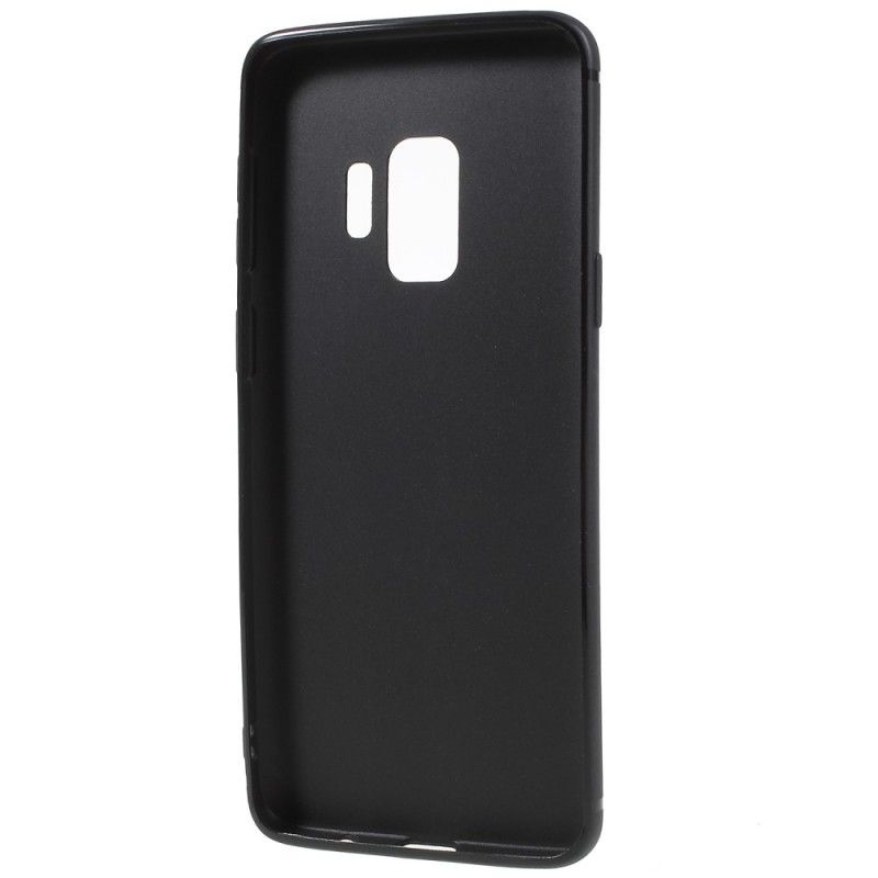 Skal Samsung Galaxy S9 Svart Matt Silikon