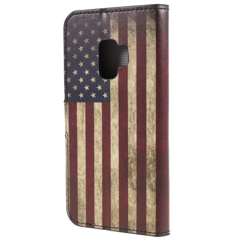 Skyddsfodral Samsung Galaxy S9 Usa Flagga